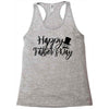 happy father's day Racerback Tank