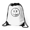 smiley dissection Drawstring Bags