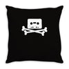 modern day pirate Throw Pillow