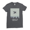 i want to believe 2 Ladies Fitted T-Shirt