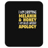 black without apology Mousepad