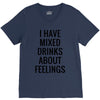 mixed drinks about feelings V-Neck Tee