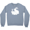 rude, rabbits humping,funny Crewneck Sweatshirt