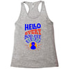 grover hello Racerback Tank