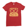 chuck's texan grill Ladies Fitted T-Shirt