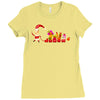 when xmas Ladies Fitted T-Shirt