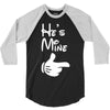 he's mine she's mine 3/4 Sleeve Shirt