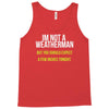 i am not a weatherman but you should expect a few inches funny Tank Top