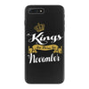 kings are born in november iPhone 7 Plus Case