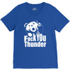 ted fuck you thunder V-Neck Tee