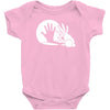 rabbit silhouette Baby Onesie