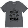 I Am One Blessed Uncle V-Neck Tee