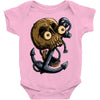 skull anchor Baby Onesie