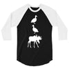 duck duck moose funny 3/4 Sleeve Shirt