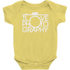 i love photography best trending Baby Bodysuit