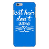 cat hair don't care cute crazy cat iPhone 6/6s Plus Case