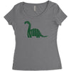 fontasaurus Women's Triblend Scoop T-shirt