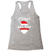 sleigh all day Racerback Tank