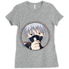 kakashi Ladies Fitted T-Shirt
