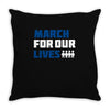 March For Our Lives Throw Pillow