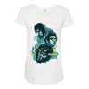 times they are a'changing Maternity Scoop Neck T-shirt