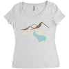 shine Women's Triblend Scoop T-shirt