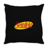 new seinfeld logo Throw Pillow