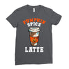 pumpkin spice latte Ladies Fitted T-Shirt