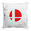 smash bros tribute unisex vinyl Throw Pillow