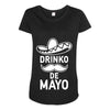 drinko de mayo Maternity Scoop Neck T-shirt