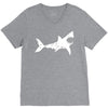 shark 'bite me' V-Neck Tee