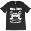 May Girls Are Sunshine Mixed With A Little Hurricane T-Shirt