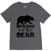 Beware Of The Bear V-Neck Tee