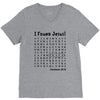 i Found Jesus V-Neck Tee
