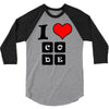 i love code 3/4 Sleeve Shirt