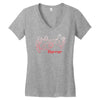 horror hands Women's V-Neck T-Shirt