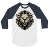 lion head 3/4 Sleeve Shirt