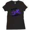 octopi my thoughts Ladies Fitted T-Shirt