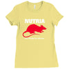 nutria its whats for dinner Ladies Fitted T-Shirt