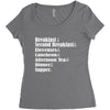 hobbit meals Women's Triblend Scoop T-shirt