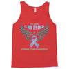 my hero is now my angel stomach cancer awareness Tank Top