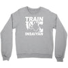 silver edition train insaiyan dragonball z insane bodybuilding goku Crewneck Sweatshirt