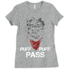 Puff Puff Pass Ladies Fitted T-Shirt