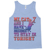 my cat and i stay in tonight Tank Top