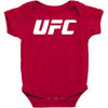 ufc white logo Baby Bodysuit