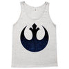 rebel logo with space pattern Tank Top