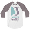 women's march 2017 on washington 3/4 Sleeve Shirt