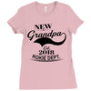 New Grandpa 2018 Rokie Dept. Ladies Fitted T-Shirt