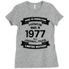 Premium Vintage  1977 Ladies Fitted T-Shirt