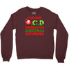 ocd obsessive christmas disorder Crewneck Sweatshirt
